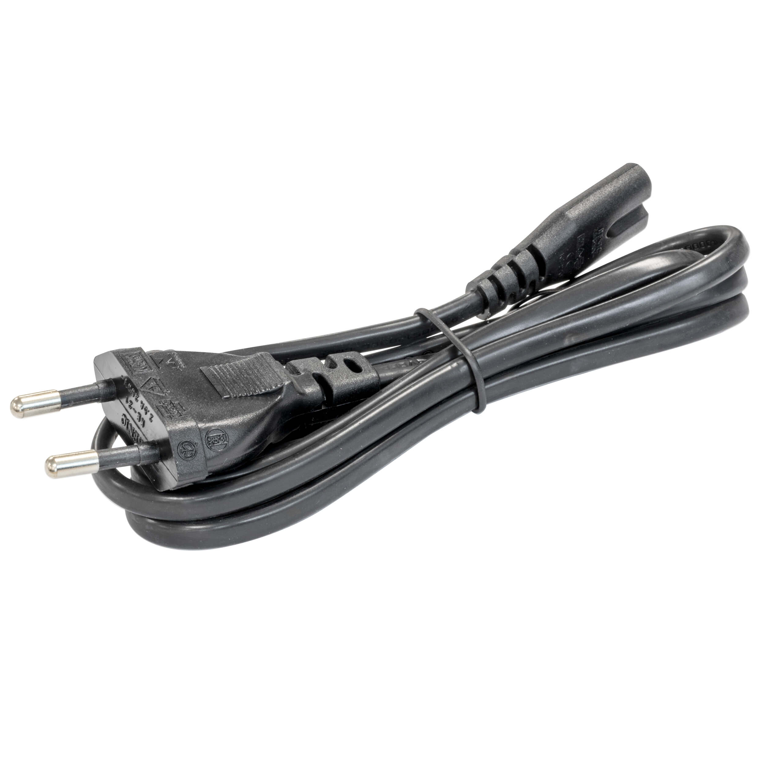 High Voltage EU 2 Pin Power Cord Replacement - Durable Spare AC Cable for Electronics, Appliances & Office Equipment | Perfect for Laptops, Monitors, Printers & More