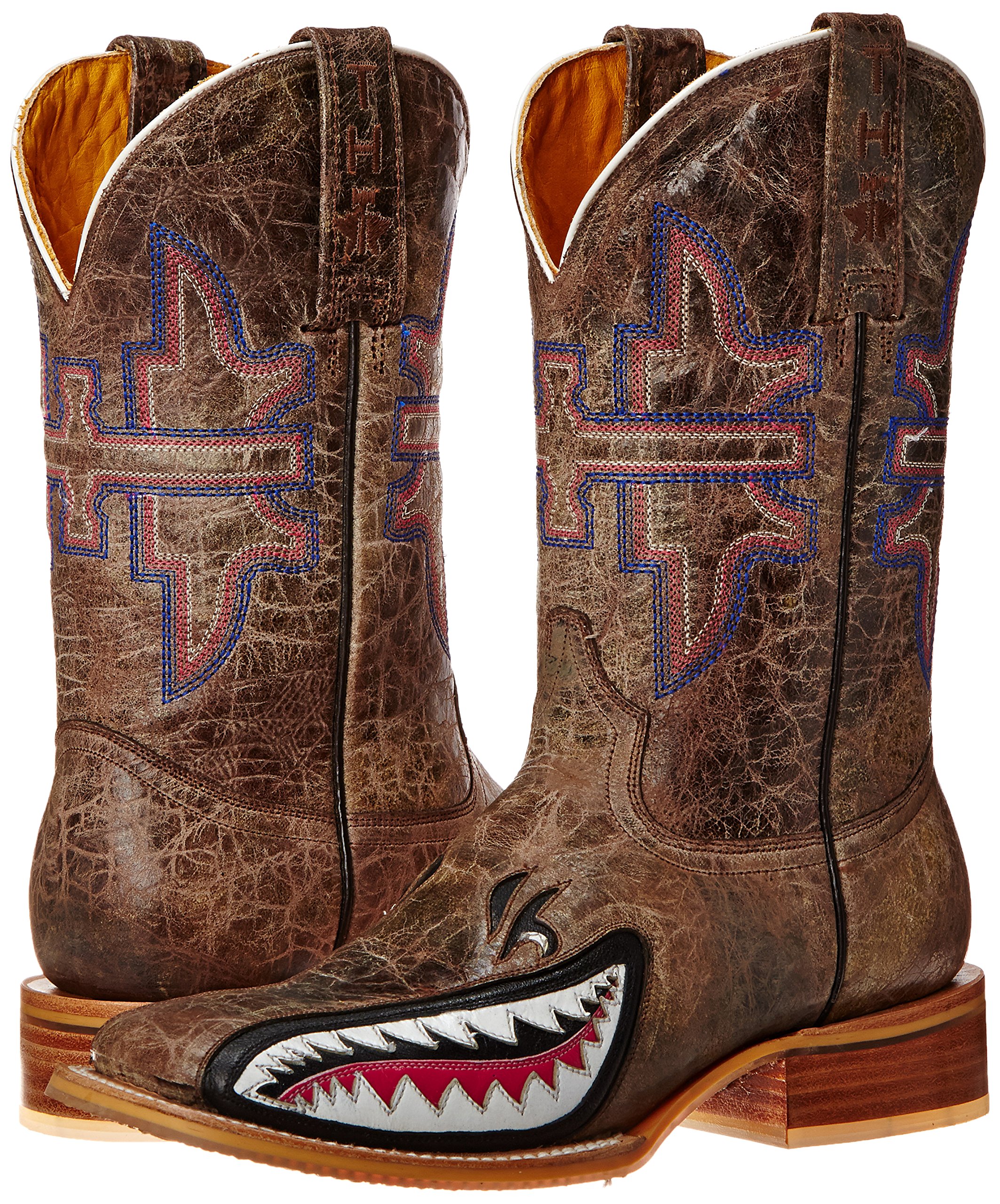 Tin Haul Women's Man Eater Shoes - Stylish & Comfortable Cowgirl Boots for Western Fashion, Country Dancing & Outdoor Adventures