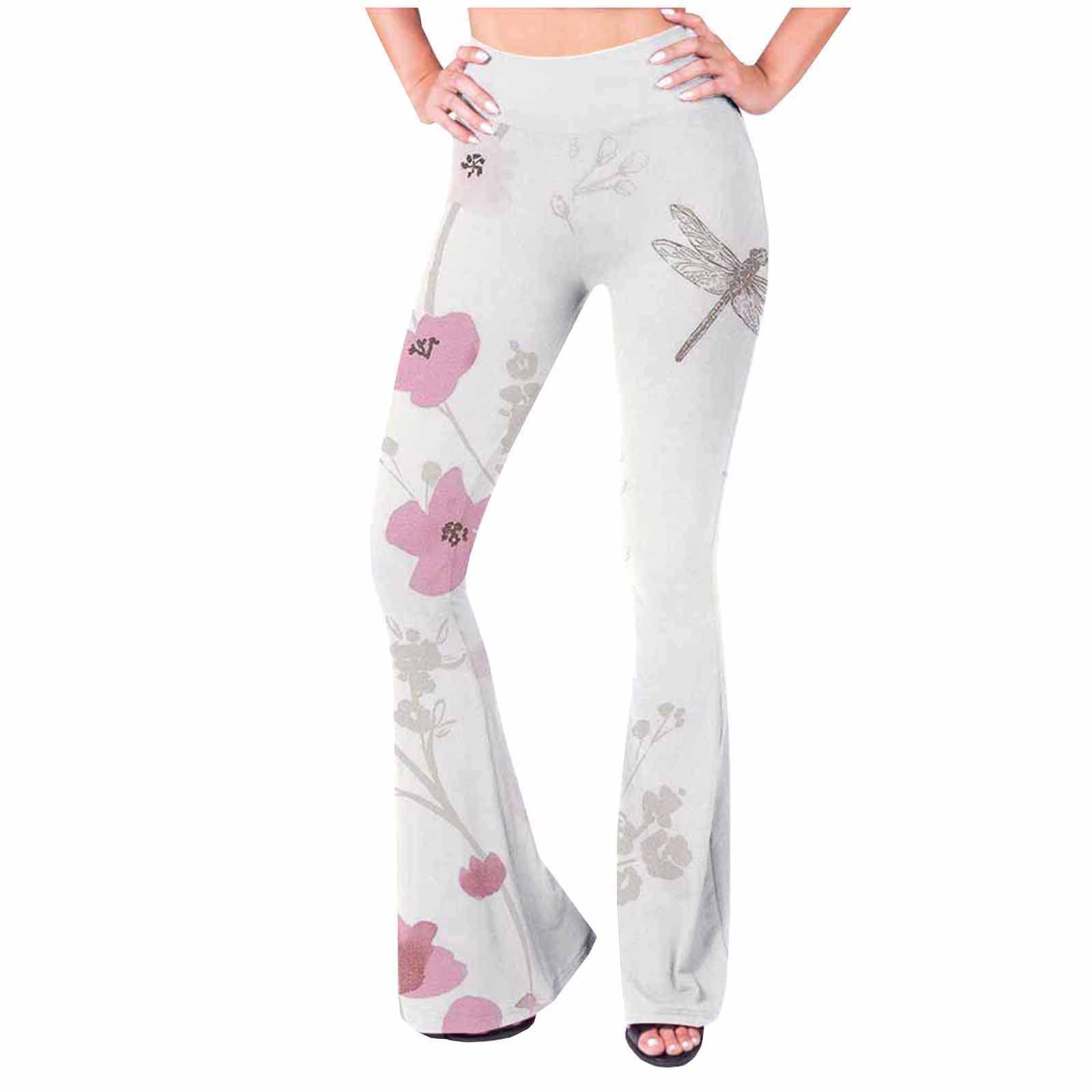 Vifucz Women's High Waisted Leggings - Tummy Control Sheer Flare Pants for Work & Office | Summer & Fall Fashion Stretch Yoga Pants for Women | Perfect for Business Casual, Workout & Everyday Wear
