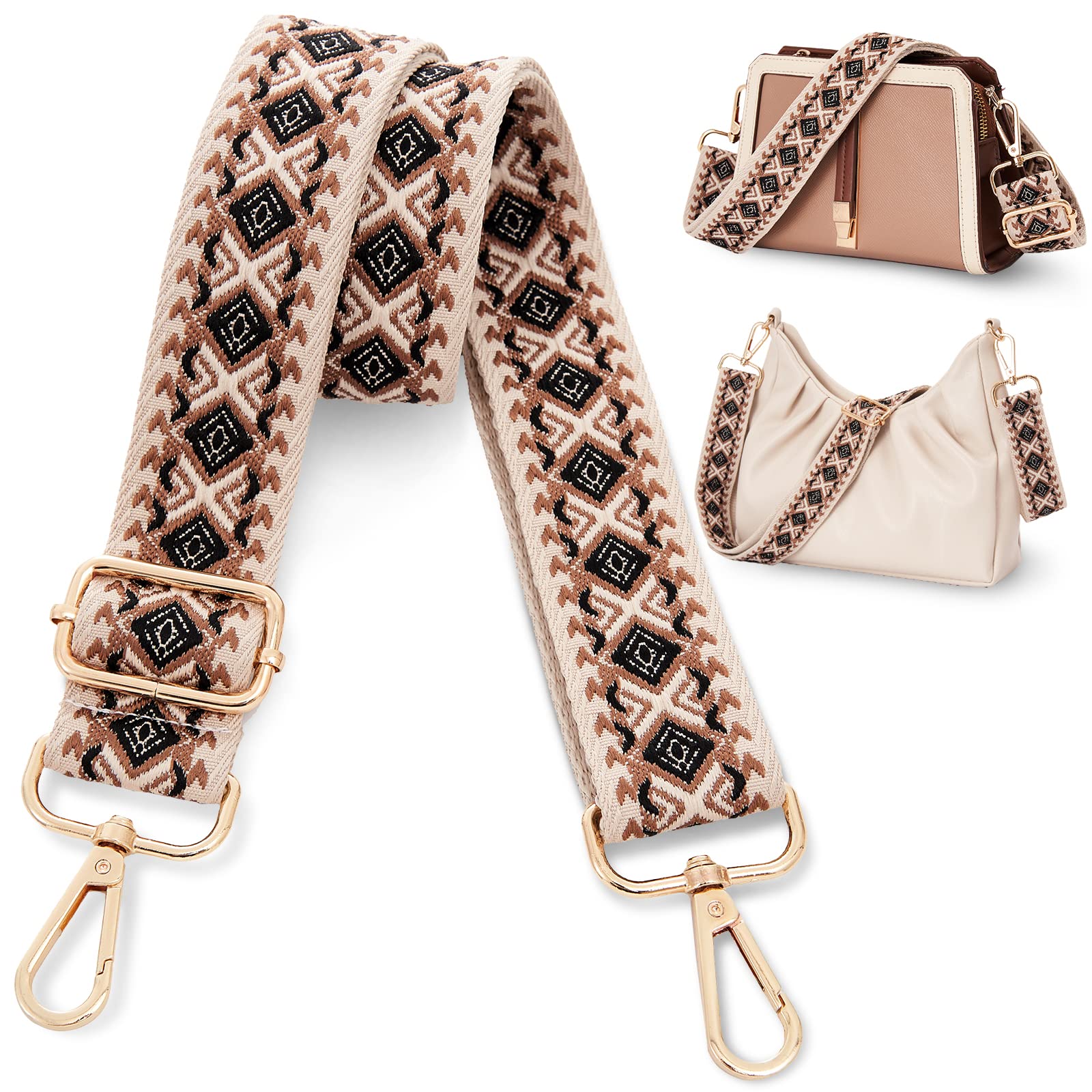LIVACASA Adjustable Purse Strap Replacement for Women - 1.5
