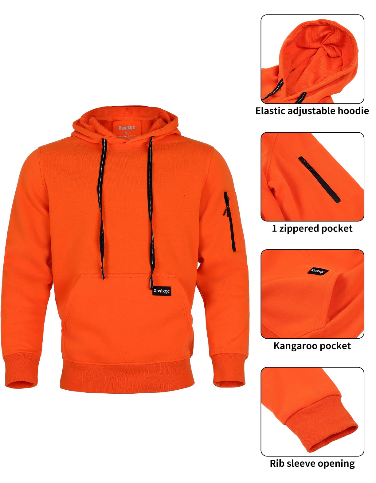 Men's 2-Piece Tracksuit Set - Comfortable Sweatpants & Hoodie with Pockets for Jogging, Gym & Casual Wear | Athletic Sweatsuit for Men