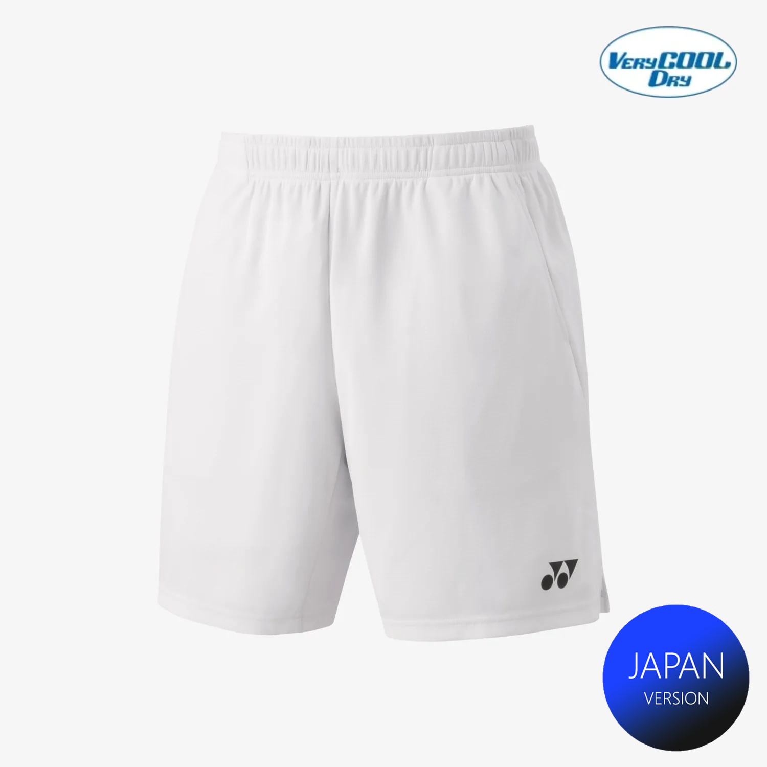Yonex Men's Knitted Half Pants 15170 - White | Comfortable Athletic Shorts for Tennis, Badminton & Casual Wear