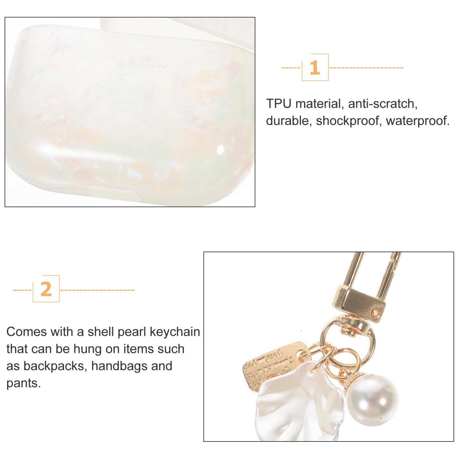 ARTIBETTER Premium Earphone Case - Durable TPU Earbud Cover with Scratch & Impact Resistance - Stylish Protective Sleeve for Women (Perfect for Travel, Gym & Daily Commute)