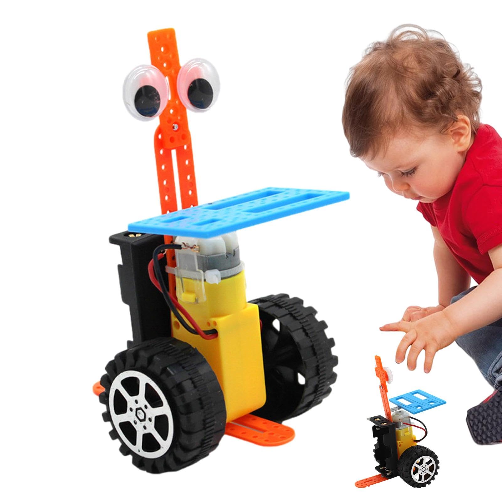 Decorhome DIY Robot Assembly Toy Kit - Build Your Own Handmade Robot Model, STEM Educational Toy for Kids & Adults | Perfect for Food Delivery Robot Simulation & Technology Enthusiasts