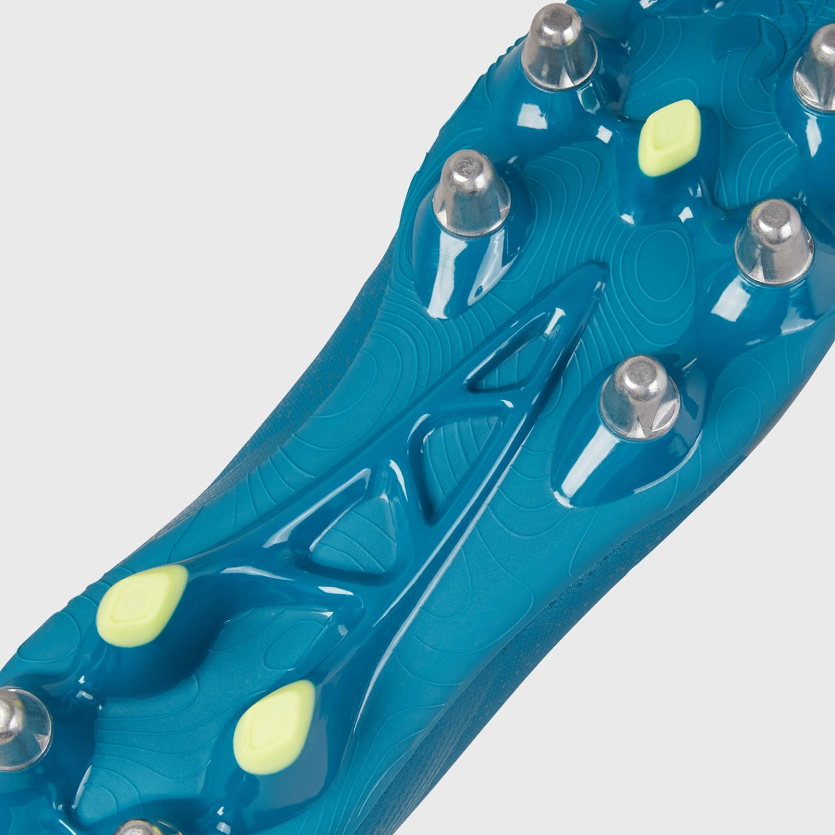 Canterbury Stampede Groundbreak Team SG Rugby Boots - Men's Rugby Cleats for Firm Ground, Lightweight & Durable with Anti-Clog Sole - Perfect for Rugby Matches, Training & Outdoor Sports (Lagoon Blue)