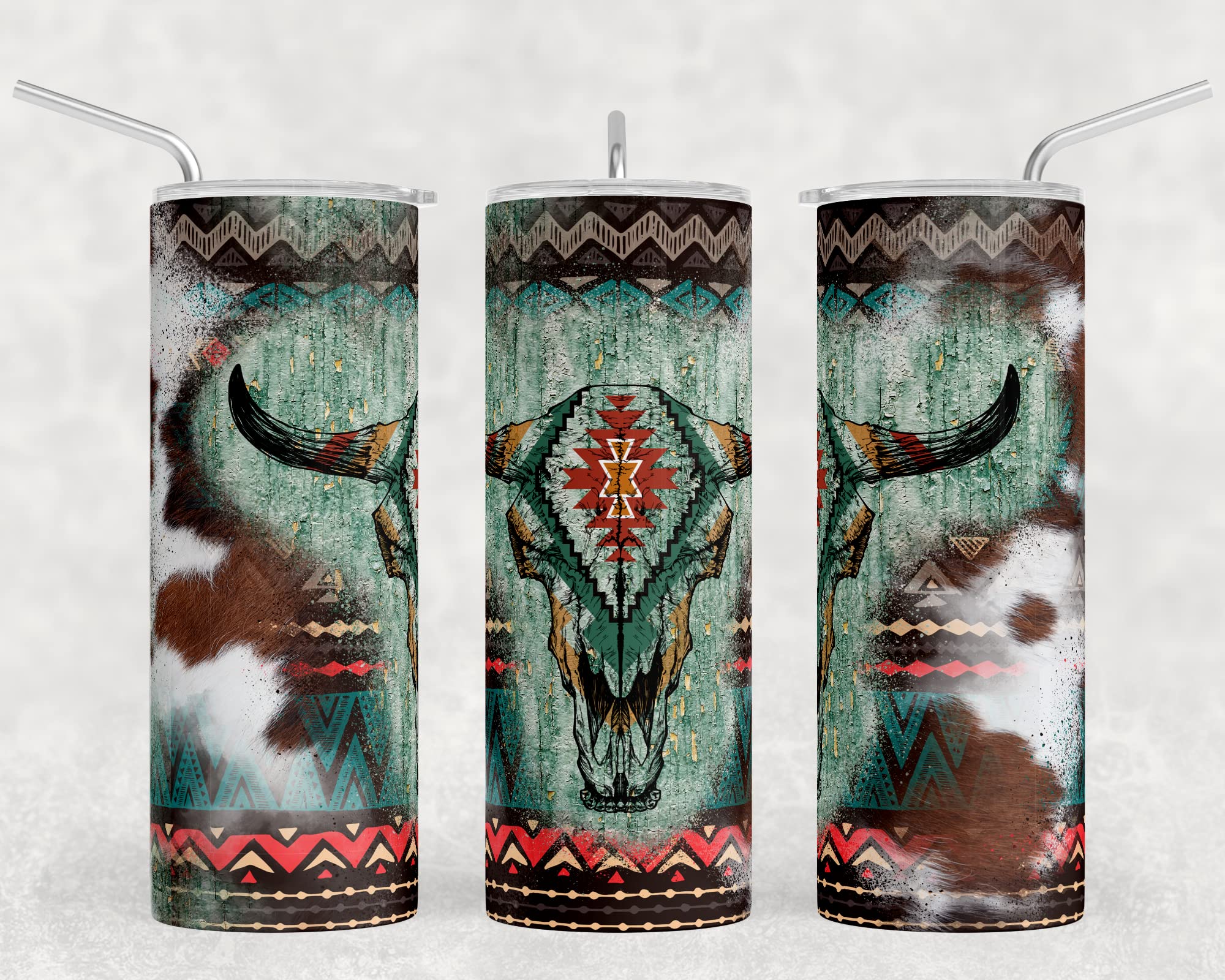 Skull Tumbler Sublimation Prints - Ready to Press Heat Transfer Bundle for DIY Crafts, Custom Tumblers & Personalized Gifts (20 Designs)