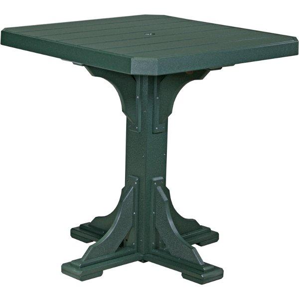 Poly 41 Square Table - Durable Outdoor Dining Table for Patio, Garden, and Backyard - Perfect for Family Gatherings and BBQs