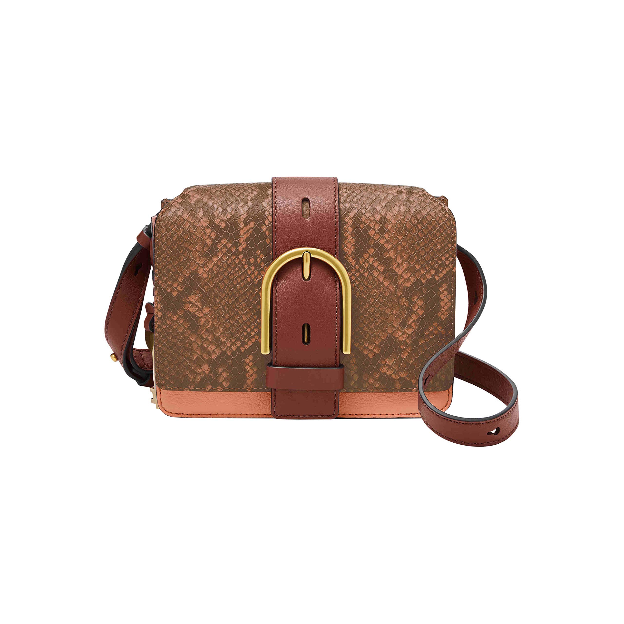 Fossil Women's Wiley Leather Flap Crossbody Purse Handbag - Stylish & Durable Leather Bag for Everyday Use, Work, Travel & Date Night