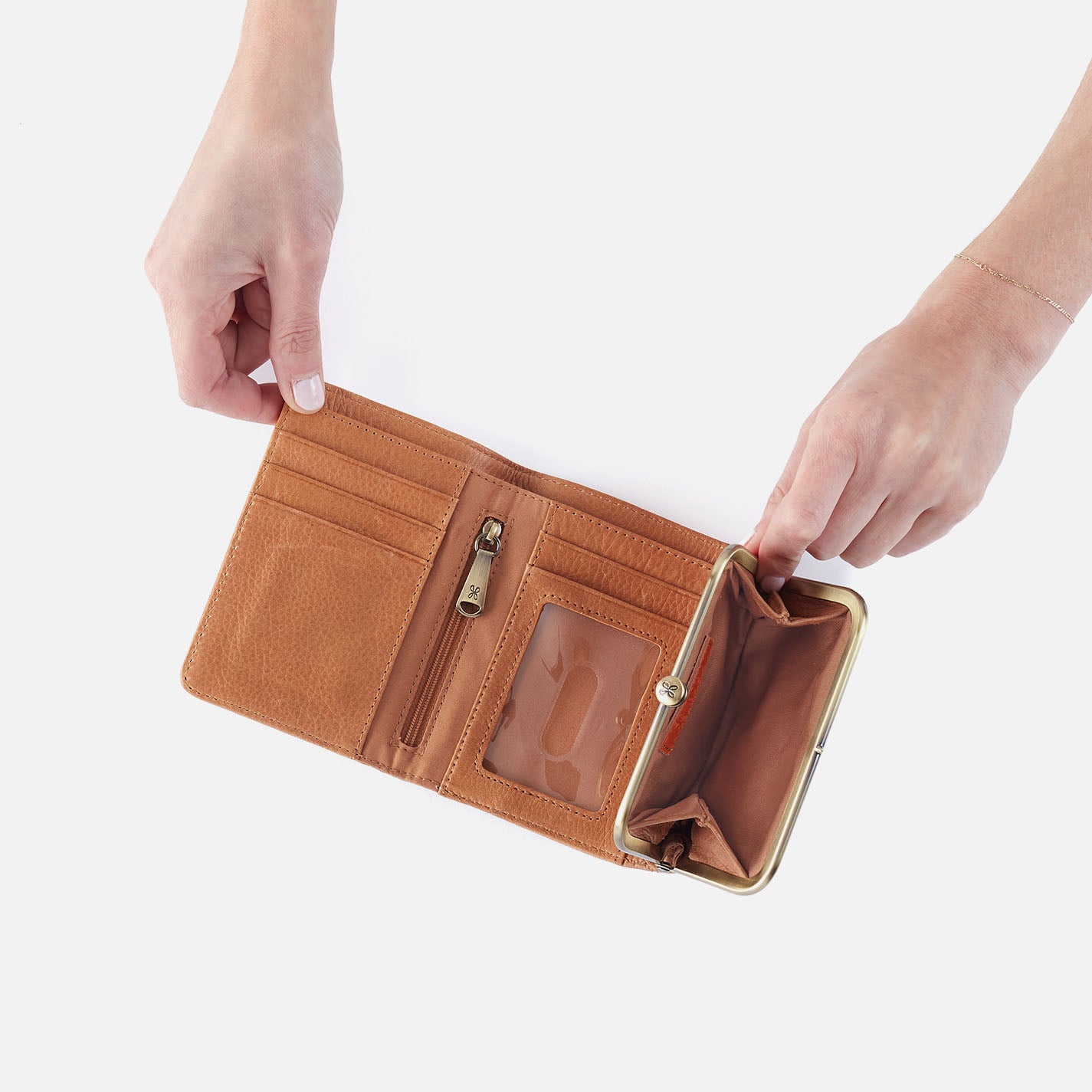 Robin Compact Wallet - Genuine Tooled Embossed Leather Bifold Wallet for Men | Slim RFID Blocking Front Pocket Wallet | Perfect for Travel, Business & Everyday Carry