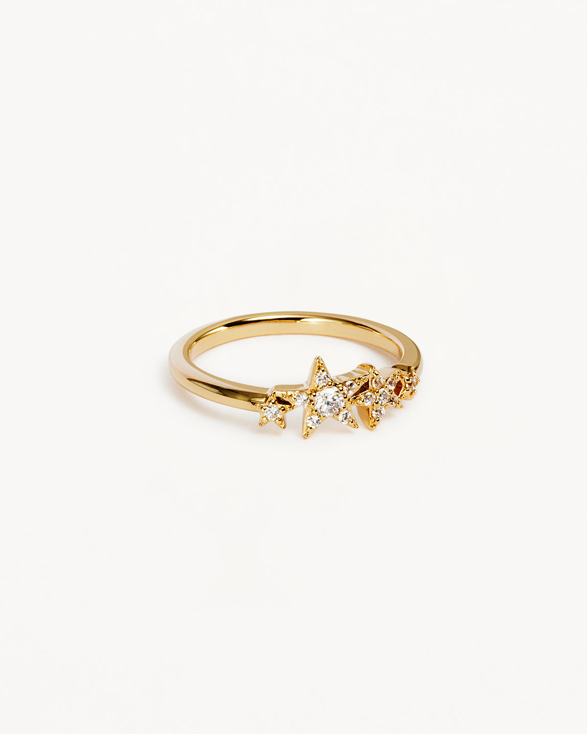 14K Solid Gold Stardust Lab-Grown Diamond Ring for Women - Elegant Wedding, Engagement & Anniversary Jewelry Gift