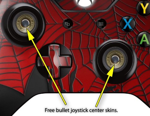 WraptorSkinz Spider Web Vinyl Skin Wrap for XBOX One Original Wireless Controller - Custom Decal Sticker (Controller Not Included) - Perfect for Gaming, Personalization & Protection