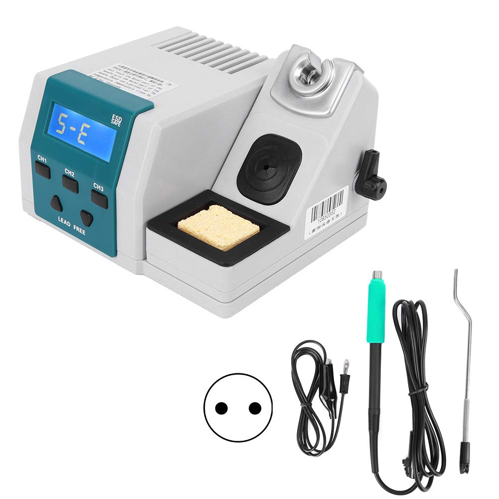 120W Soldering Station with 2-Second Fast Heating & 3-Speed Memory - Temperature Control for School, Lab, Hobby Electronics (EU Plug 220V) | Perfect for DIY Projects, Circuit Repairs & Home Workshops
