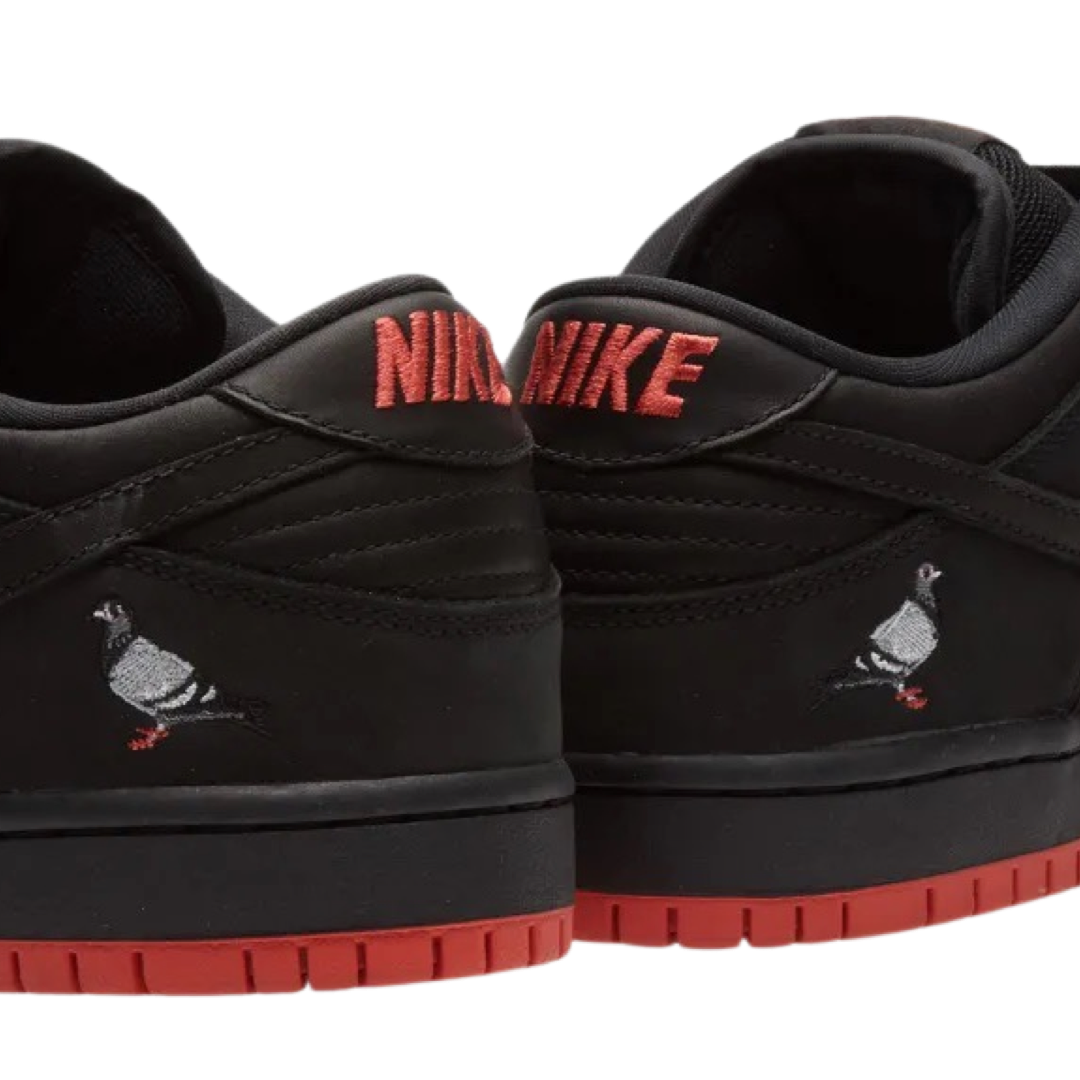 Nike Dunk Low SB TRD QS 'Black Pigeon' Sneakers - Black & Sienna Colorway | Skateboarding, Streetwear Fashion & Casual Wear