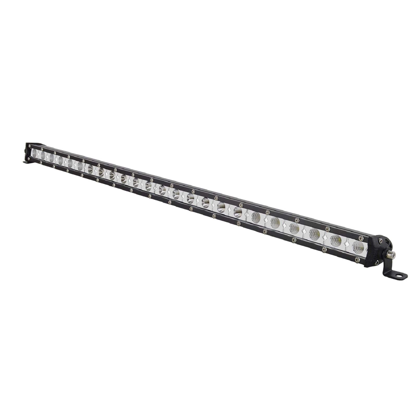 SKYWORLD 25-Inch Ultra-Slim Single Row LED Light Bar - 120W Spot Flood Combo Beam for Trucks, Boats, ATV, UTV & SUV | Waterproof Off-Road Lighting for Roof, Bumper & Fog Driving | Perfect for Night Adventures, Camping & Emergency Use