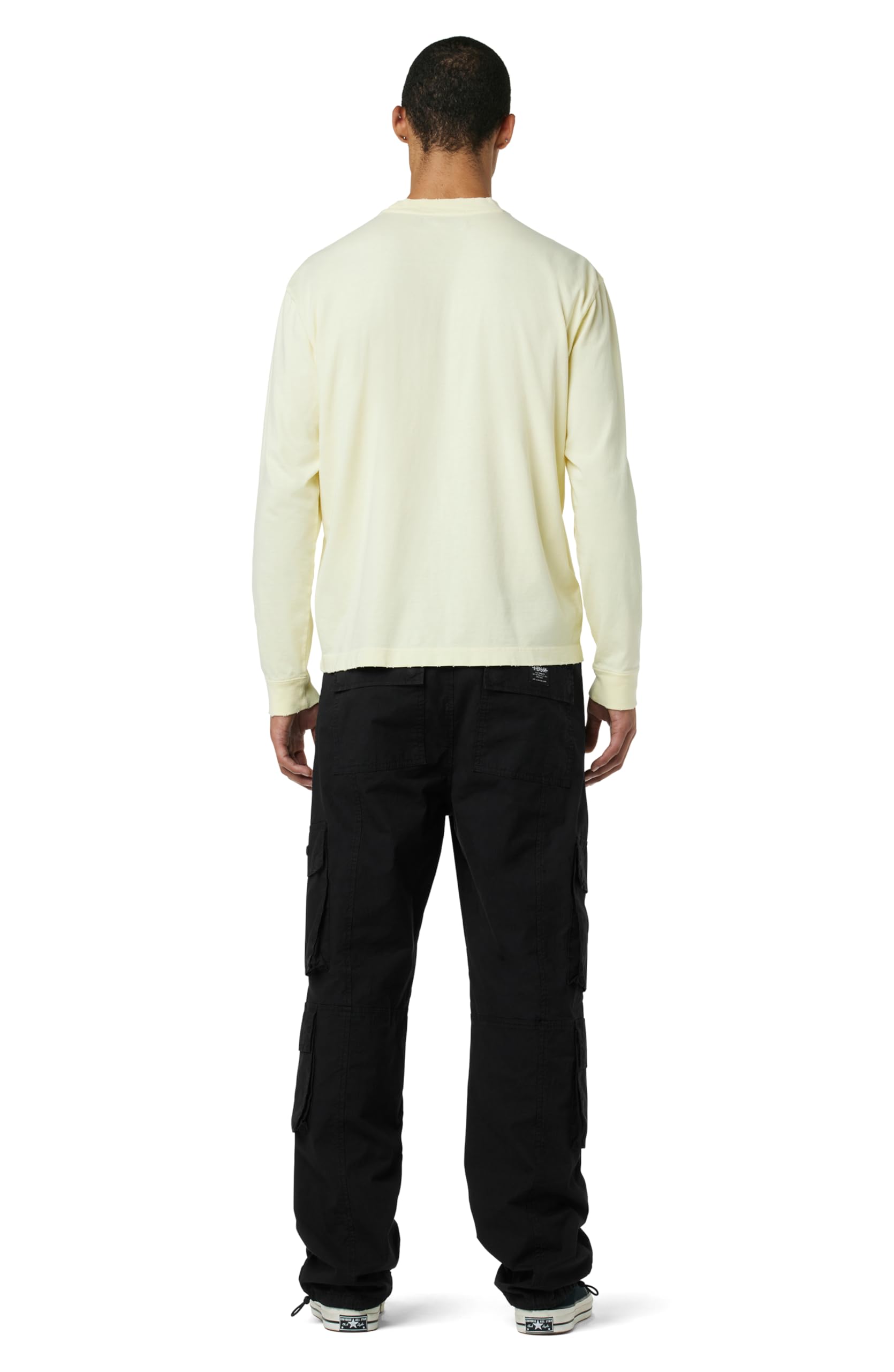 HUDSON Men's Straight Leg Drawcord Cargo Pants - Comfortable & Durable Workwear for Outdoor Activities, Hiking, and Casual Wear