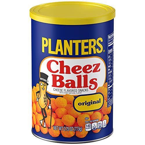 Original Cheez Balls Cheese Flavored Snacks - 2.75oz (Pack of 12) | Crunchy Cheese Puffs for Parties, Movie Nights & Lunchboxes | Gluten-Free Kids Snack