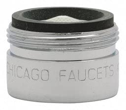 Chicago Faucets Laminar Outlet - Chrome Plated Brass Replacement for Chicago Faucets (Model E74JKABCP) - Perfect for Commercial Restrooms, Hospitals, and Laboratory Sinks