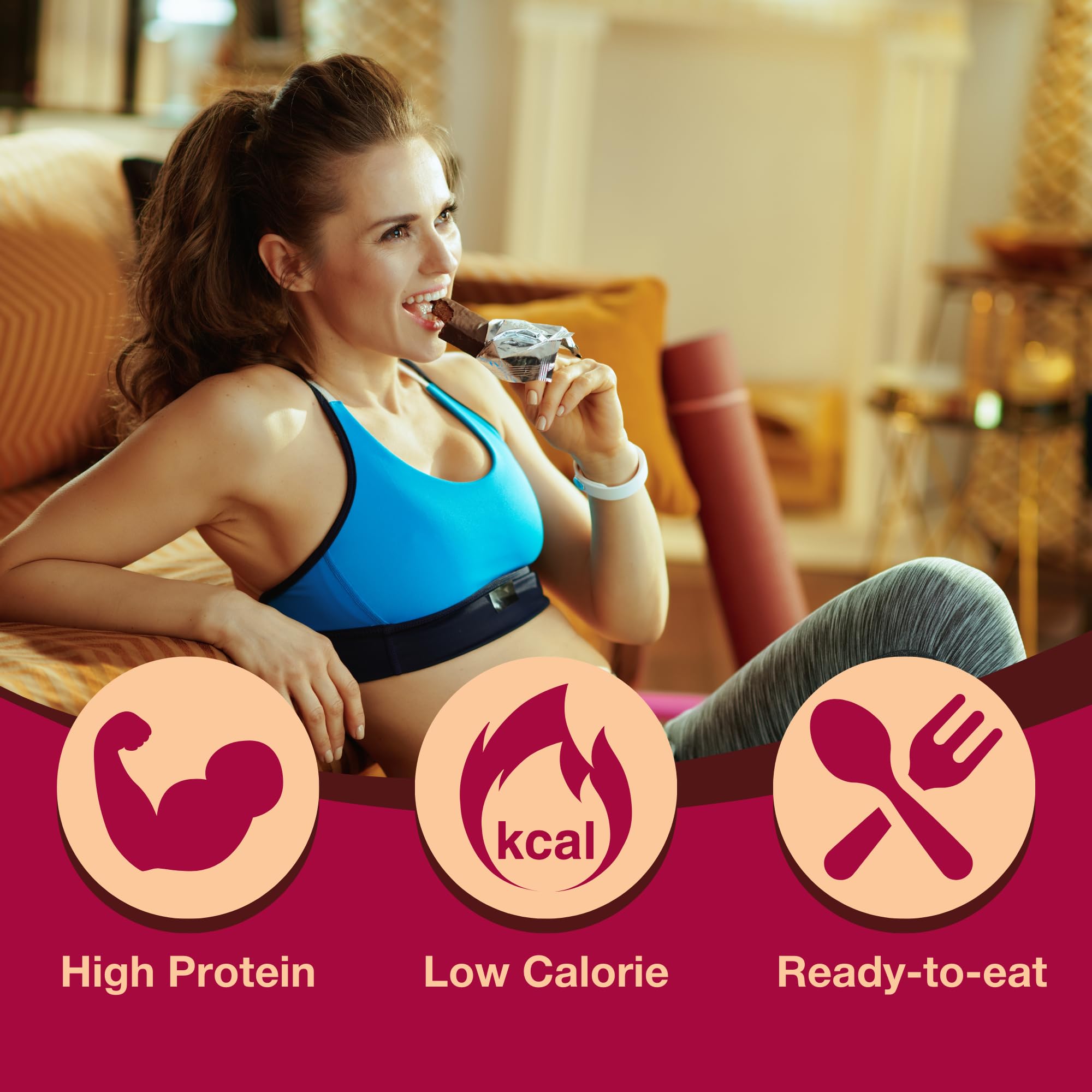 ProtiDIET Cookies and Cream High Protein Bar - 15g Protein, No Trans Fat, Meal Replacement & Snack for Weight Loss & Muscle Recovery - Perfect for Gym, Work, Travel & Active Lifestyle - 7 Bars/Box