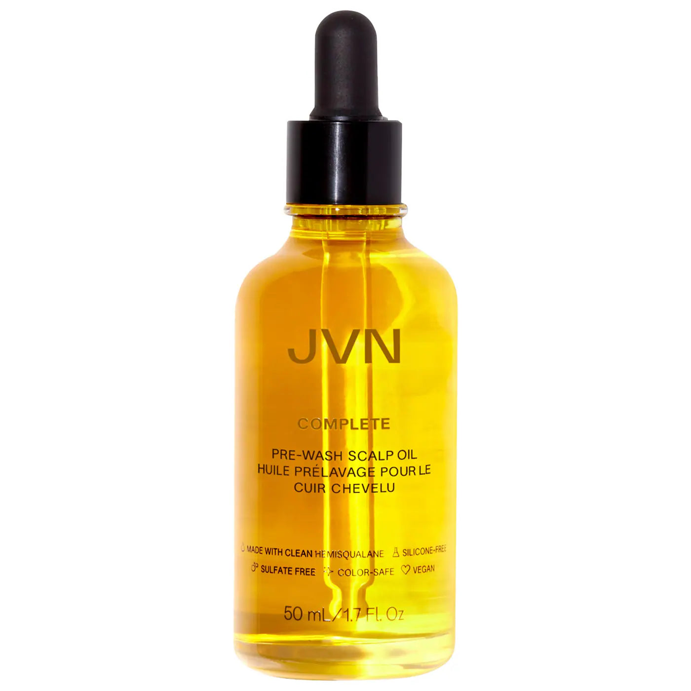 JVN Complete Pre Wash Scalp & Hair Strengthening Treatment Oil 50ml - Nourishing Hair Care for Dry Scalp & Damaged Hair - Perfect for Pre-Shampoo Treatment & At-Home Hair Spa