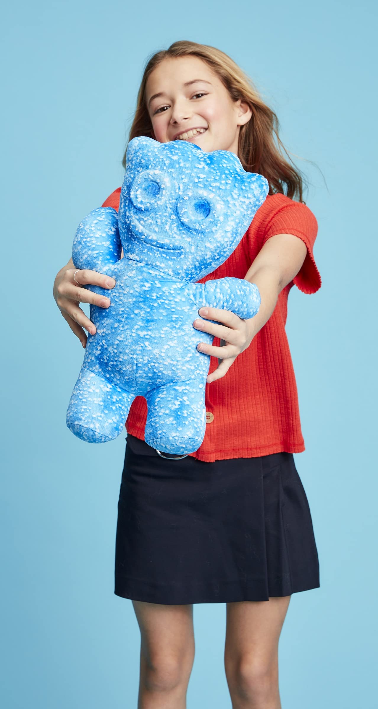 Sour Patch Kids Mini Pillow - Soft Plush Embossed Candy Character Cushion (8.5