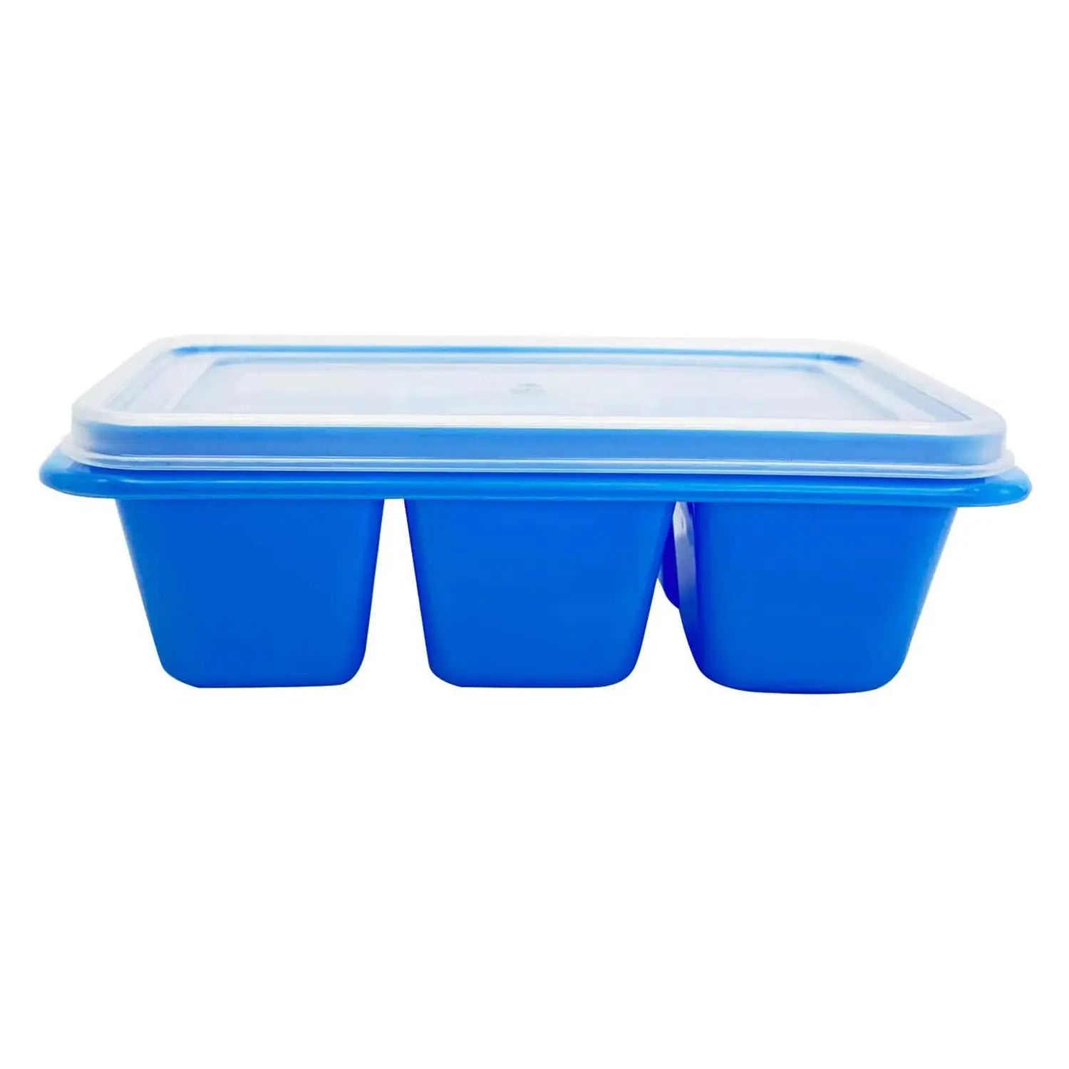 Ebisu Polypropylene Ice Cube Trays - Set of 3 (6 Cubes Each) | BPA-Free, Durable & Flexible Ice Molds for Cocktails, Smoothies & Party Drinks