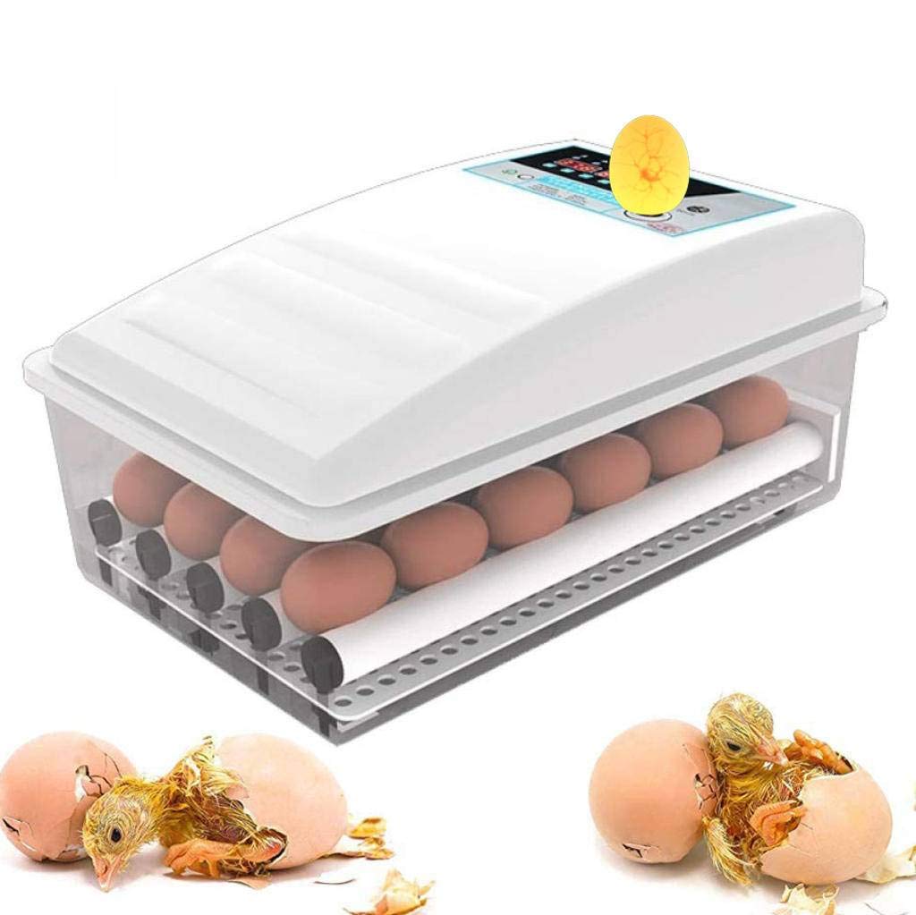 WISKEO Automatic Egg Turning Incubator with Temperature Control & Egg Candler - 9 Egg Capacity for Chicken, Duck, Goose & Poultry Hatching | Perfect for Home Farms & Classroom Science Projects