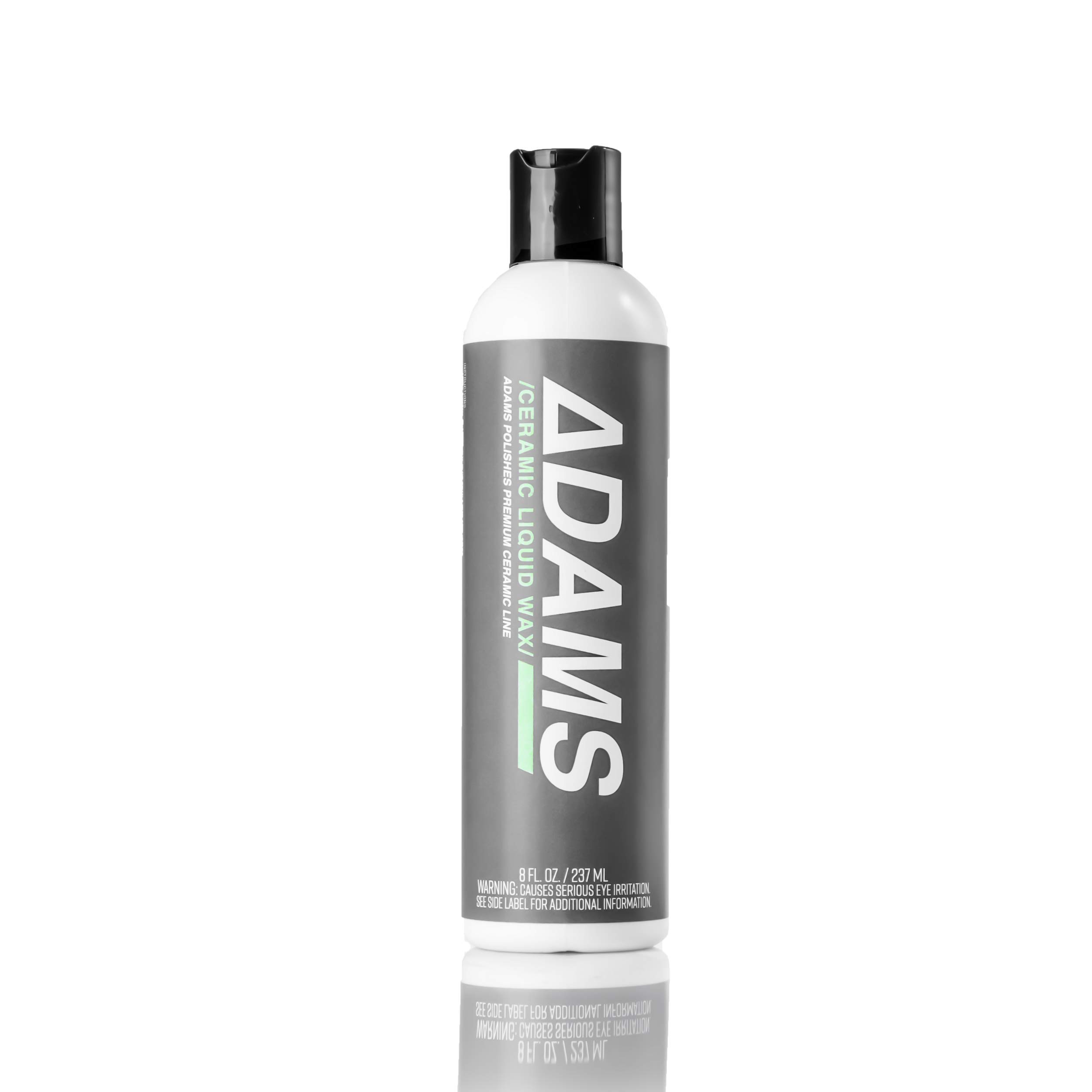 Adam’s Ceramic Liquid Wax (8oz) - Advanced SiO2 Infused Hydrophobic Wax Sealant for Boats, RVs, Trucks & Motorcycles - Extends Ceramic Coating Life & Enhances Paint Protection - Perfect for Long-Lasting Shine & Water Beading on Vehicles