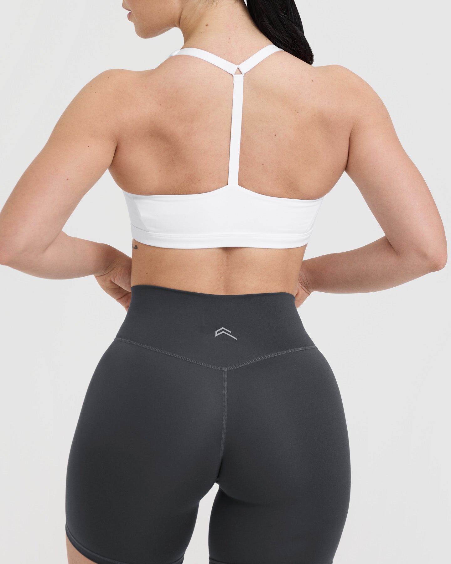 Timeless Square Neck Sports Bra for Women - High Support Workout Top - Breathable & Comfortable Yoga Bra - Perfect for Gym, Running & Yoga (White)