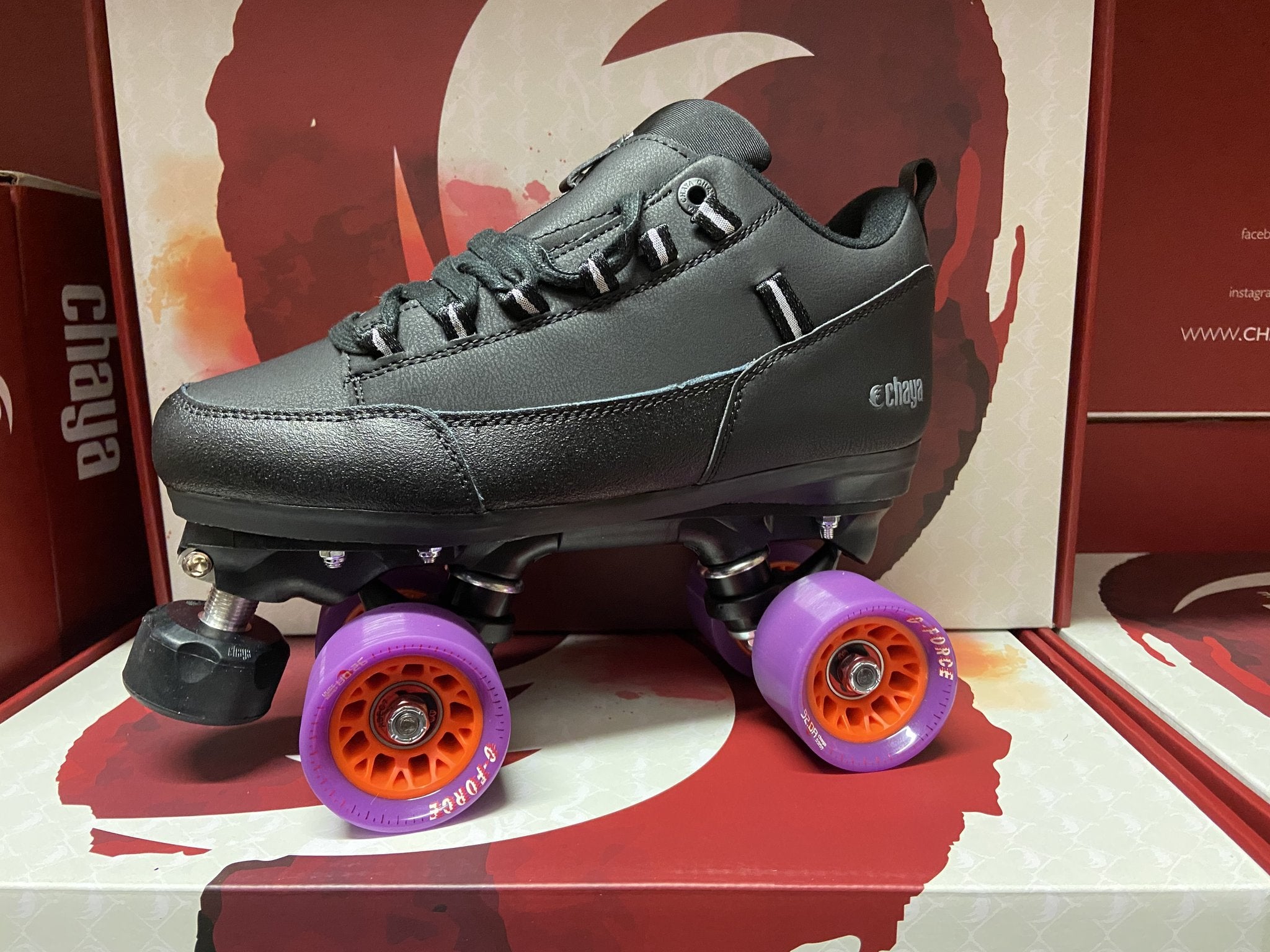 Chaya Ruby Roller Skates for Women - Premium Outdoor & Indoor Quad Skates with Comfortable Padding - Perfect for Rink Skating, Roller Derby & Street Skating