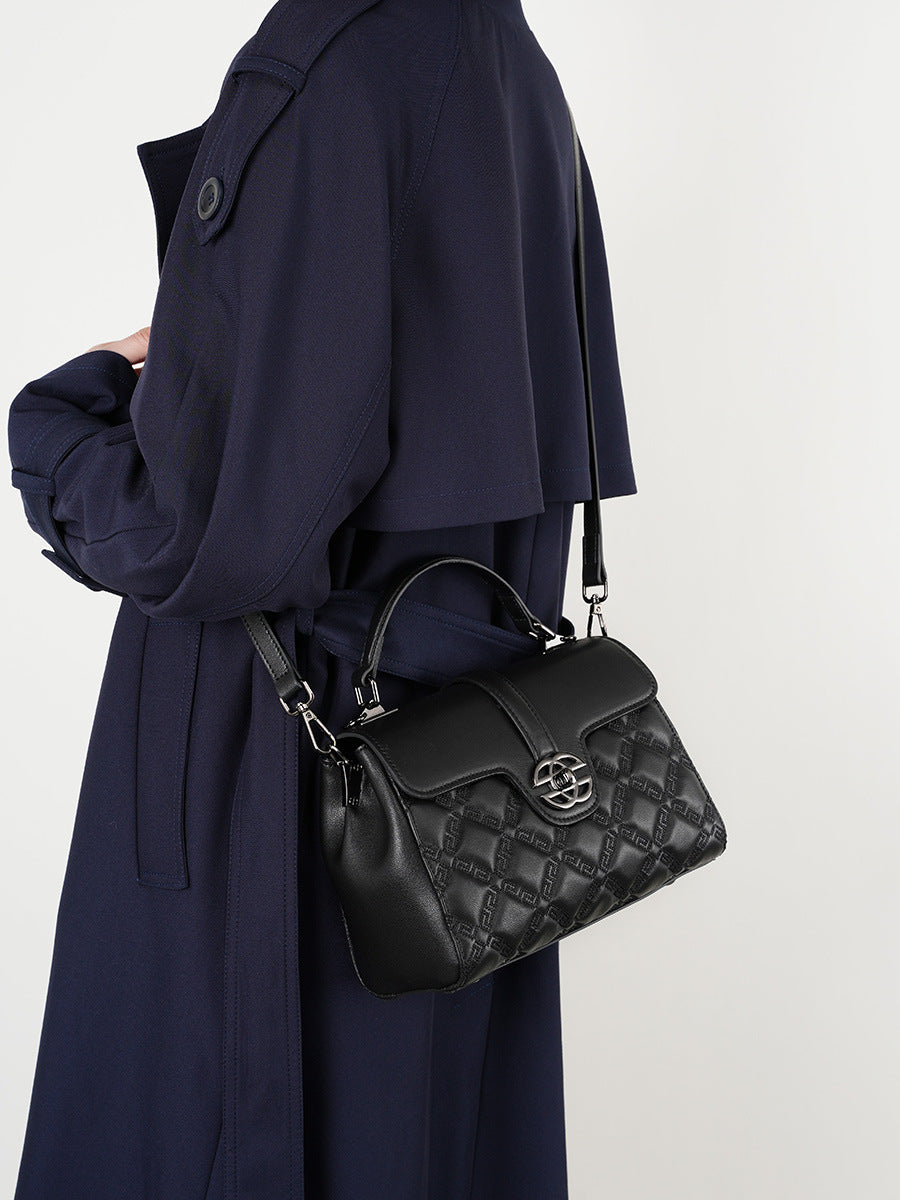 Stylish Quilted Work Tote Bag for Women - Professional Office Laptop Bag with Multiple Pockets - Perfect for Business, Commuting & Travel