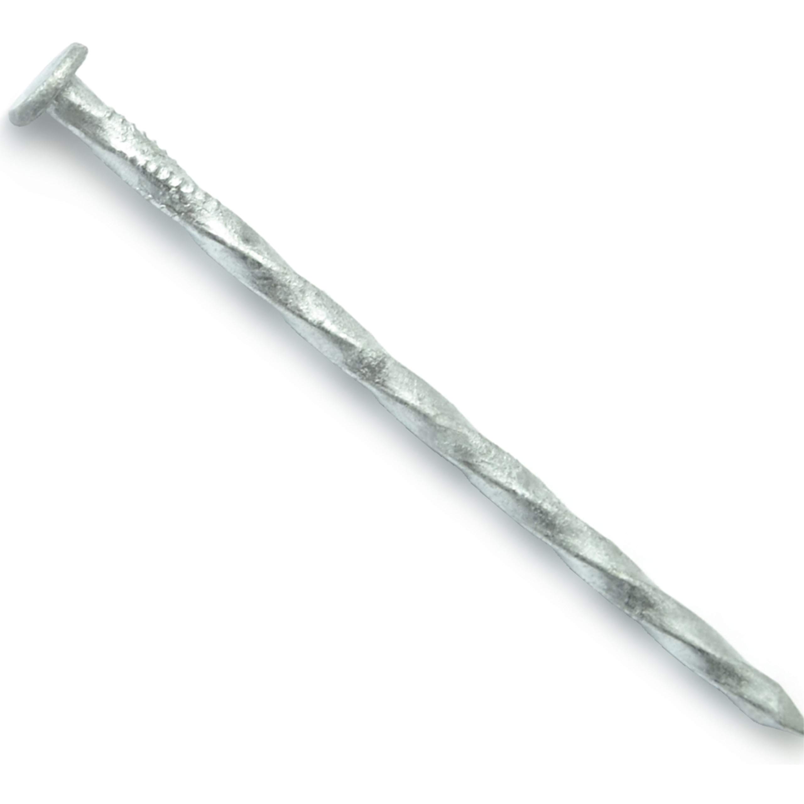 10D-3 Deck Nails (130-Piece) - Galvanized Steel Construction Nails for Outdoor Decking, Fencing & Woodworking Projects - Weather-Resistant Fasteners for Patio Furniture & Home Improvement