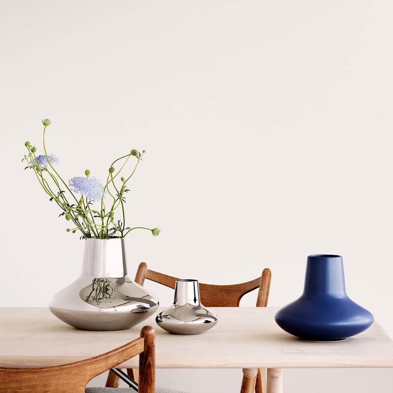 Georg Jensen Koppel Large Vase - Modern Scandinavian Home Decor for Living Room, Office & Wedding Centerpiece