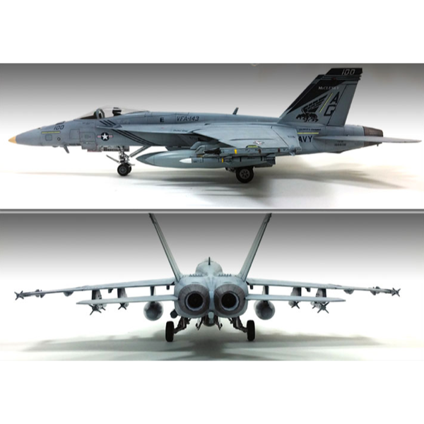 1/72 Scale USN F/A-18E Super Hornet Model Kit - VFA-143 Pukin Dogs - Perfect for Collectors & Aviation Enthusiasts - Display, Gifts, or DIY Projects