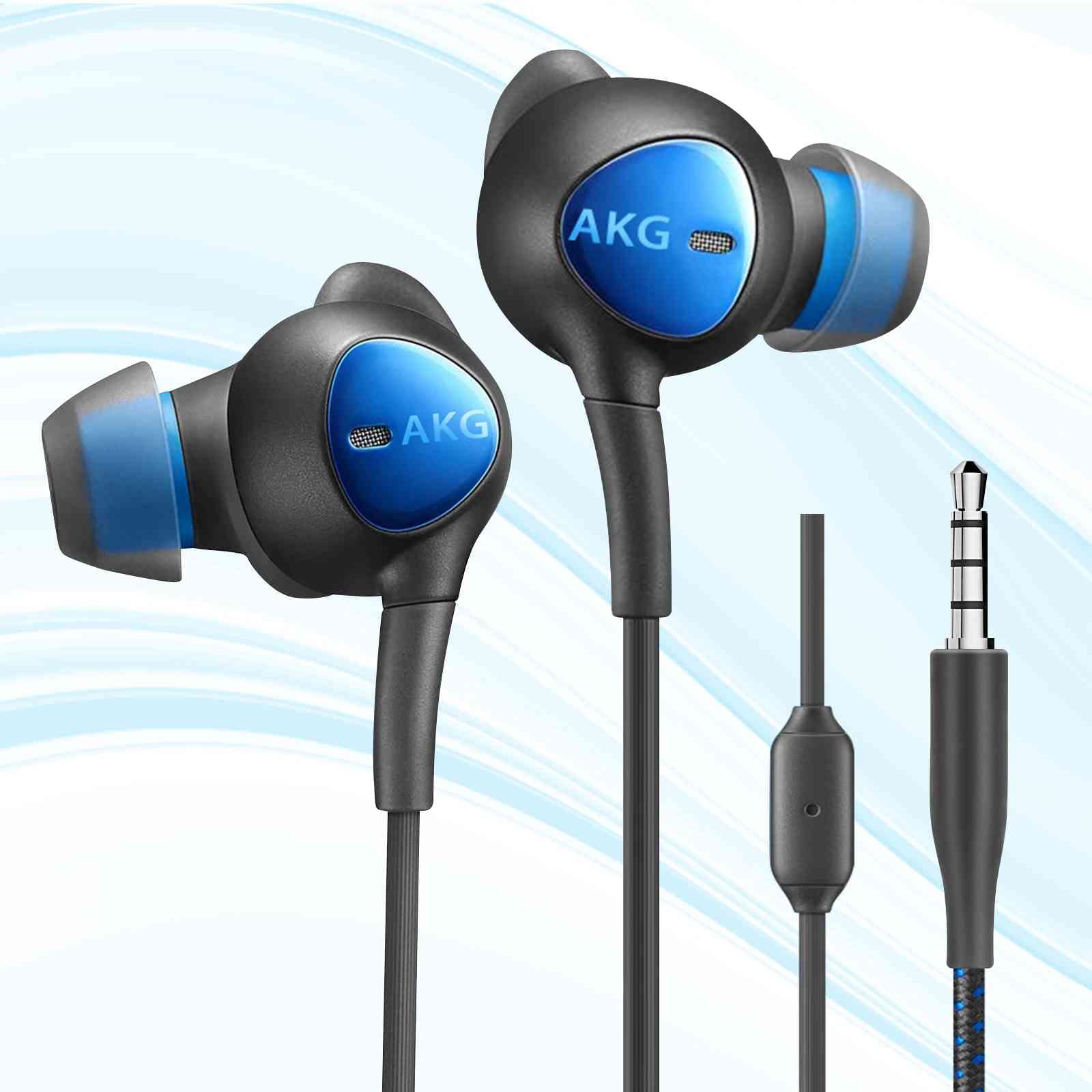 Premium Wired 3.5mm Earphones with Microphone & Volume Control - AKG-Tuned Deep Bass Noise Isolating In-Ear Headphones for vivo Xplay5 - Perfect for Music, Gaming, and Calls