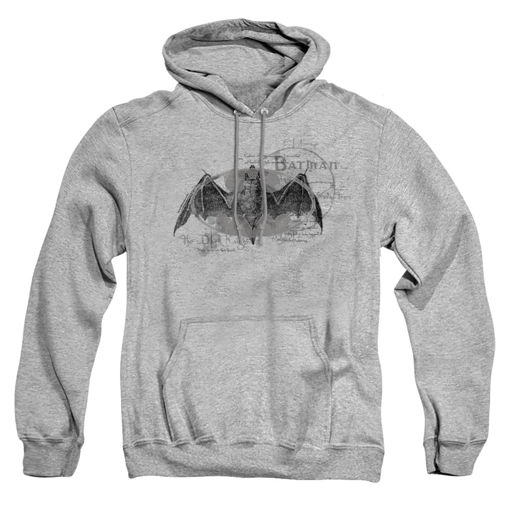Trevco Batman Arcane Bat Logo Unisex Adult Pullover Hoodie - Soft & Comfortable for Cosplay, Casual Wear & Gifts