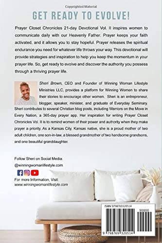 Prayer Closet Chronicles: 21-Day Devotional Vol II - Christian Daily Devotional Book for Women & Men - Perfect for Morning Prayer, Bible Study & Spiritual Growth