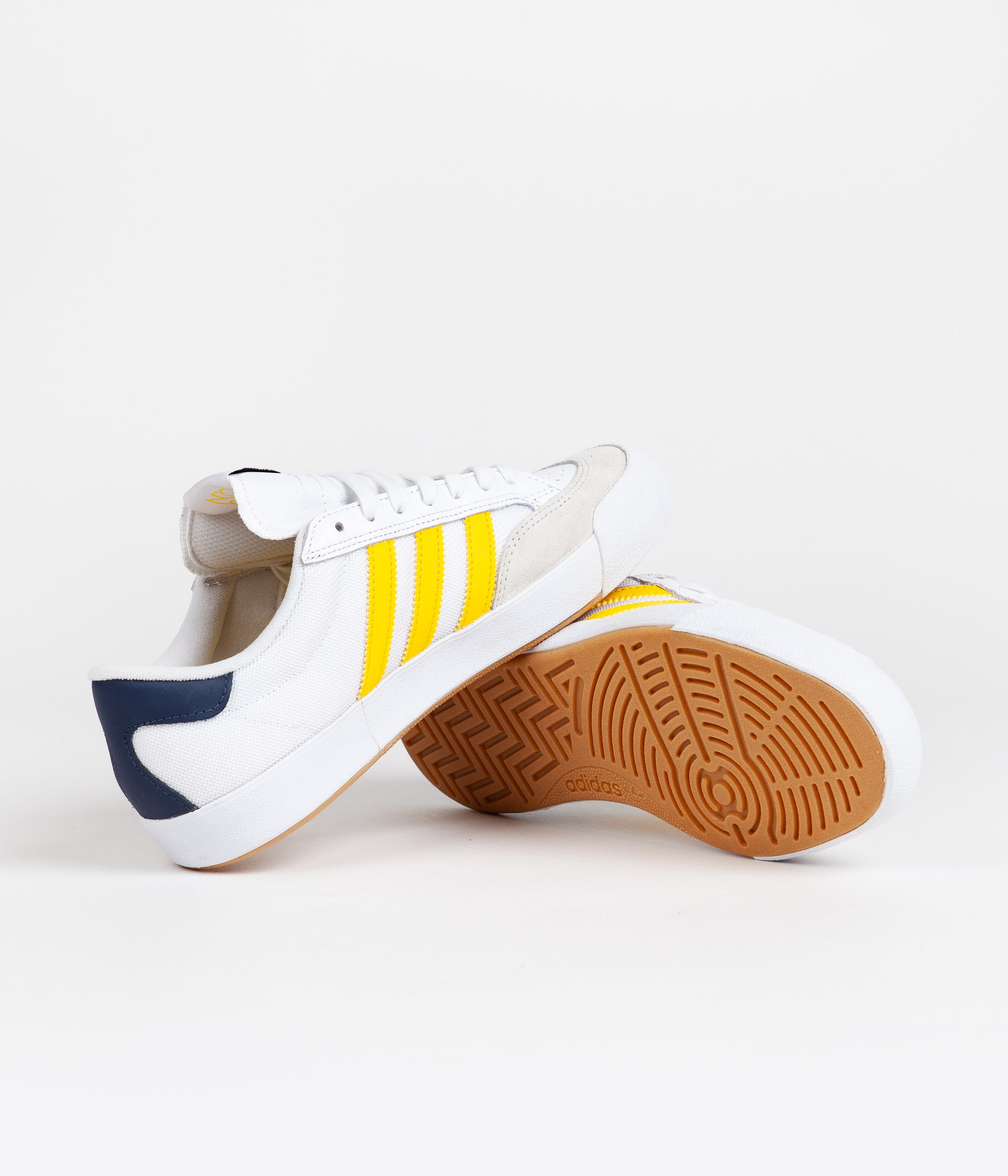 Adidas Nora Shoes for Women - White, Bold Gold, Collegiate Navy Running Sneakers | Comfortable & Stylish for Gym, Workout, and Casual Wear