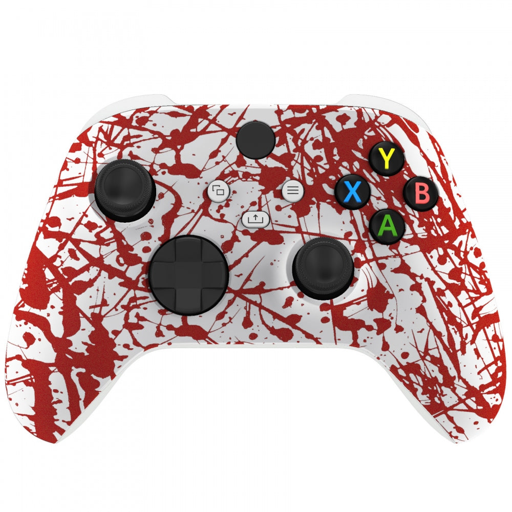 eXtremeRate Replacement Front Housing Shell for Xbox Series X & S Controller - Blood Red | Custom Gaming Controller Cover for Enhanced Grip & Style | Perfect for Competitive Gaming & Long Play Sessions