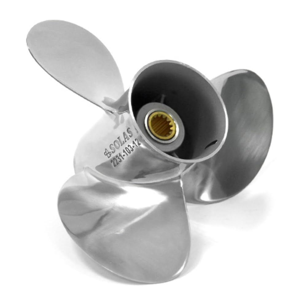 SOLAS New Saturn 3 Blade Stainless Steel Boat Propeller 10.25
