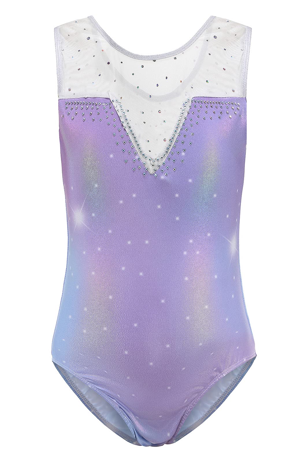 Happy Cherry Little Girls One Piece Gymnastics Leotard - Long Sleeve Athletic Ballet Dance Leotards for Ballerina, Dancewear for Recitals, Performances & Practice