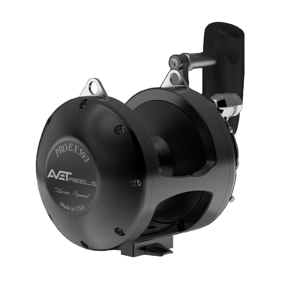 Avet Pro EX 50/3 Three Speed Fishing Reel - Saltwater Offshore Big Game Fishing Reel for Tuna, Marlin & Swordfish - Heavy Duty Deep Sea Fishing Gear