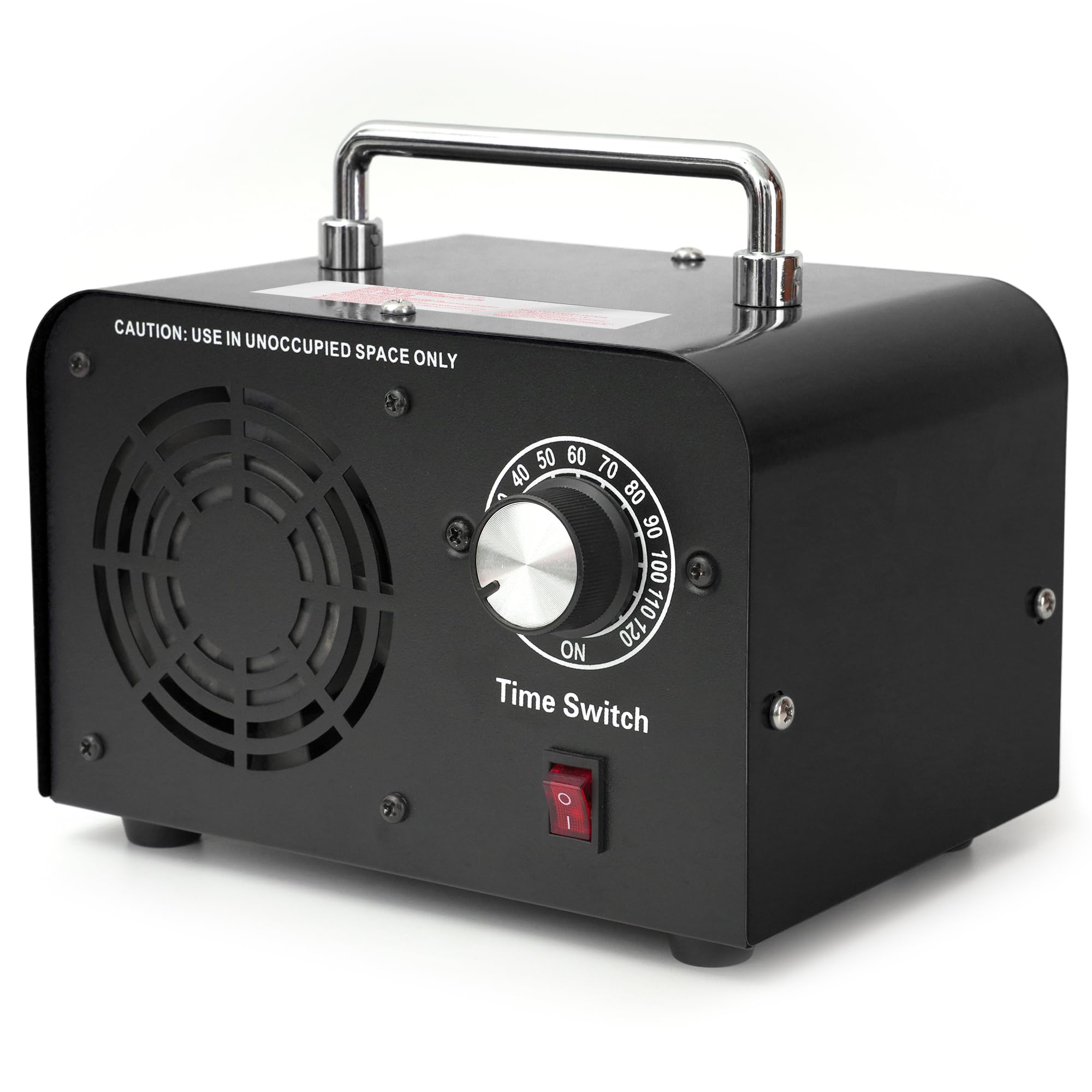 AIIKEE 30,000mg/h Commercial Ozone Generator - Industrial Strength Air Purifier with Handle for Home, Office, Restaurant, Farm & Bar Use - Eliminates Odors, Mold & Bacteria in Large Spaces (Black)