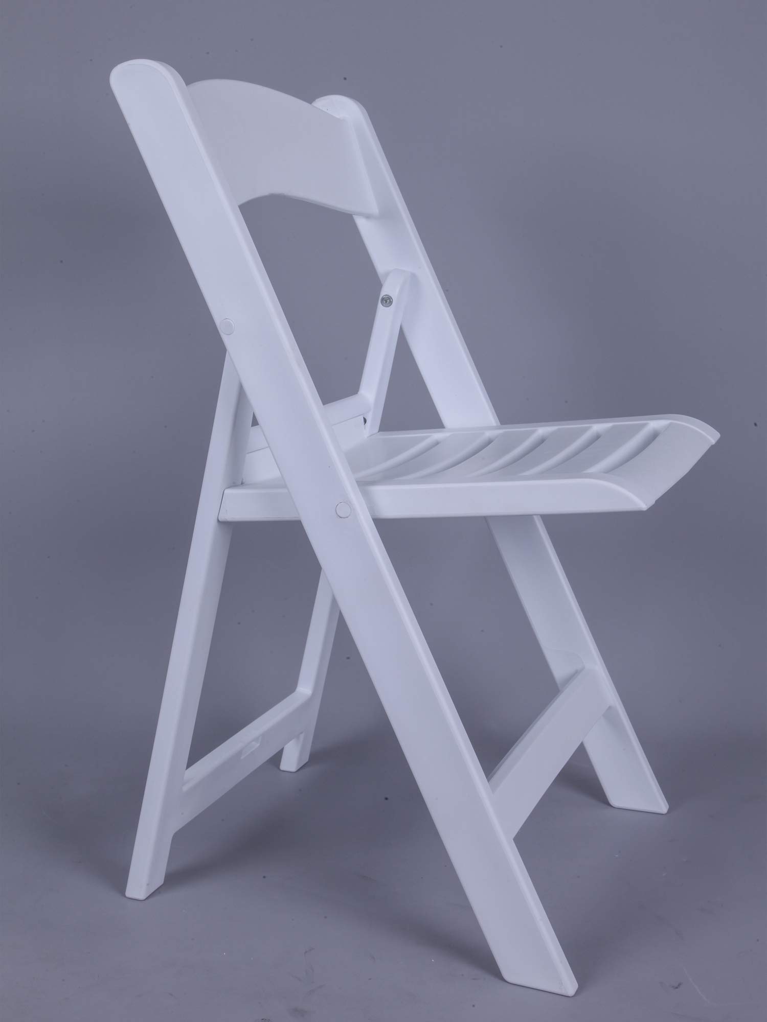 Commercial Resin Folding Chairs - Heavy Duty White Stackable Chairs for Events, Banquets & Outdoor Gatherings