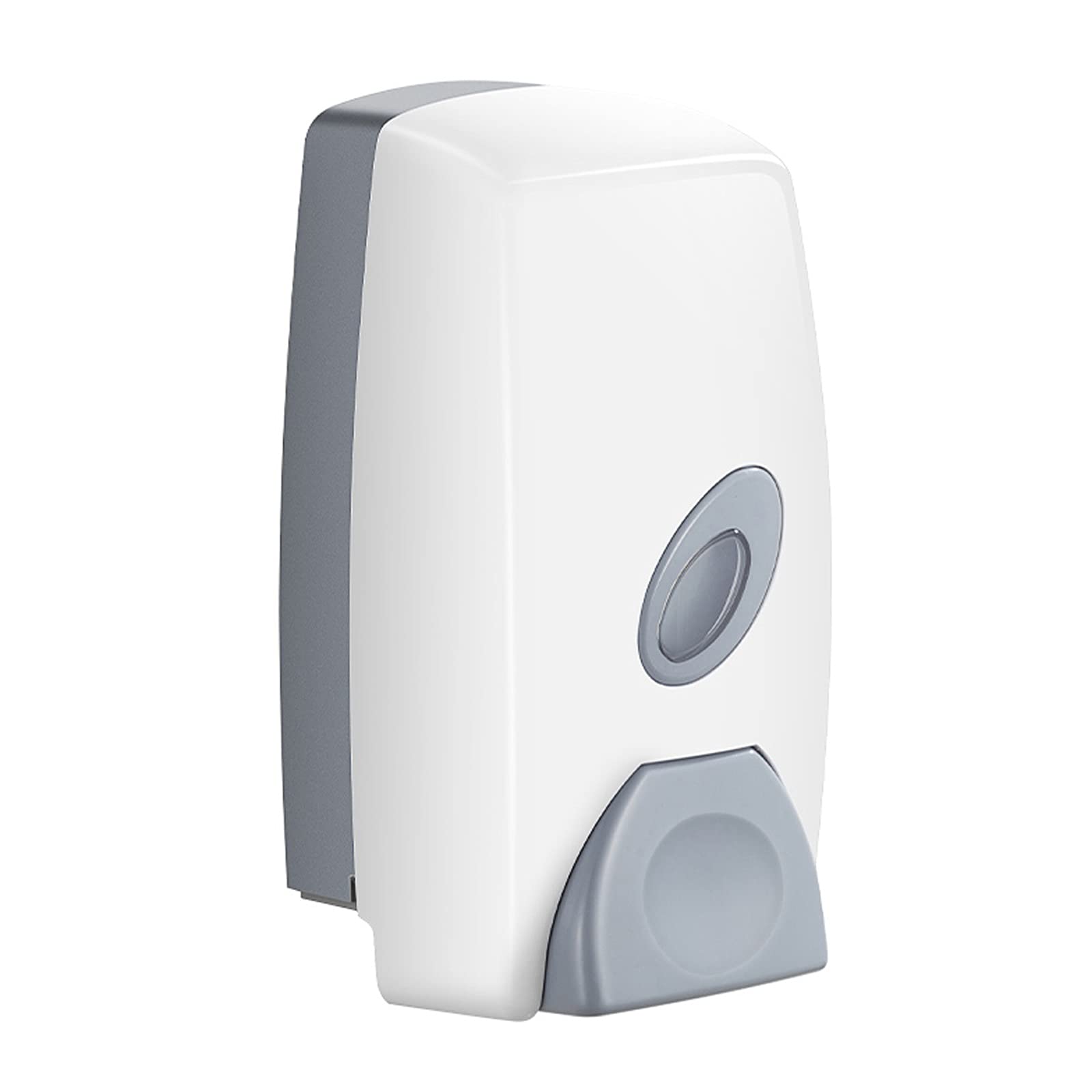 TOMYEUS Manual Wall Mounted Soap Dispenser - Plastic Hand Soap & Dishwashing Liquid Dispenser for Bathroom, Kitchen, Hotel & Office - Single Head Wall-Mounted Liquid Soap Dispenser for Home, Restaurant, and Public Restrooms