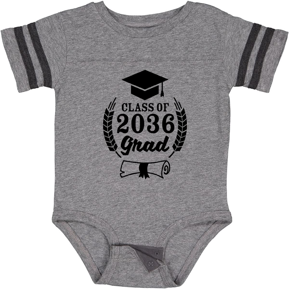 Inktastic Class of 2036 Graduation Baby Bodysuit - Cute Infant Onesie with Diploma & Cap Design for Future Grads - Perfect for Graduation Photos, School Events & Milestone Celebrations