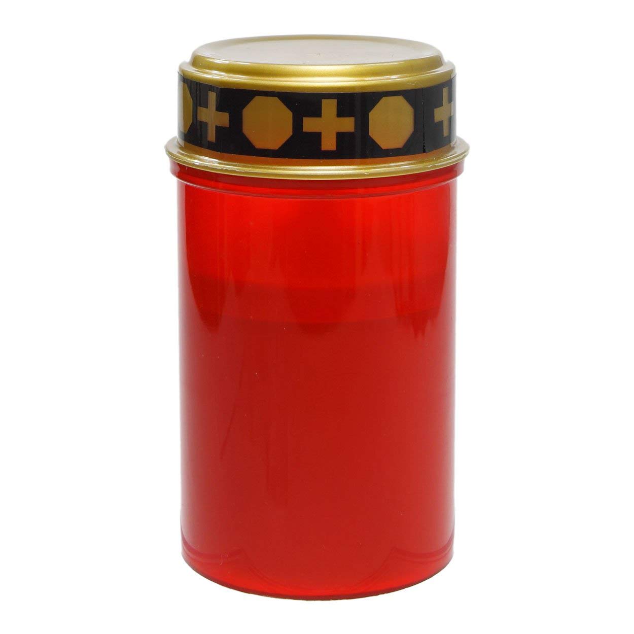 Solar LED Grave Lights for Cemetery - Waterproof & Windproof Memorial Candles with Red Flame Effect - Perfect for Graves, Headstones, and Outdoor Memorial Decorations