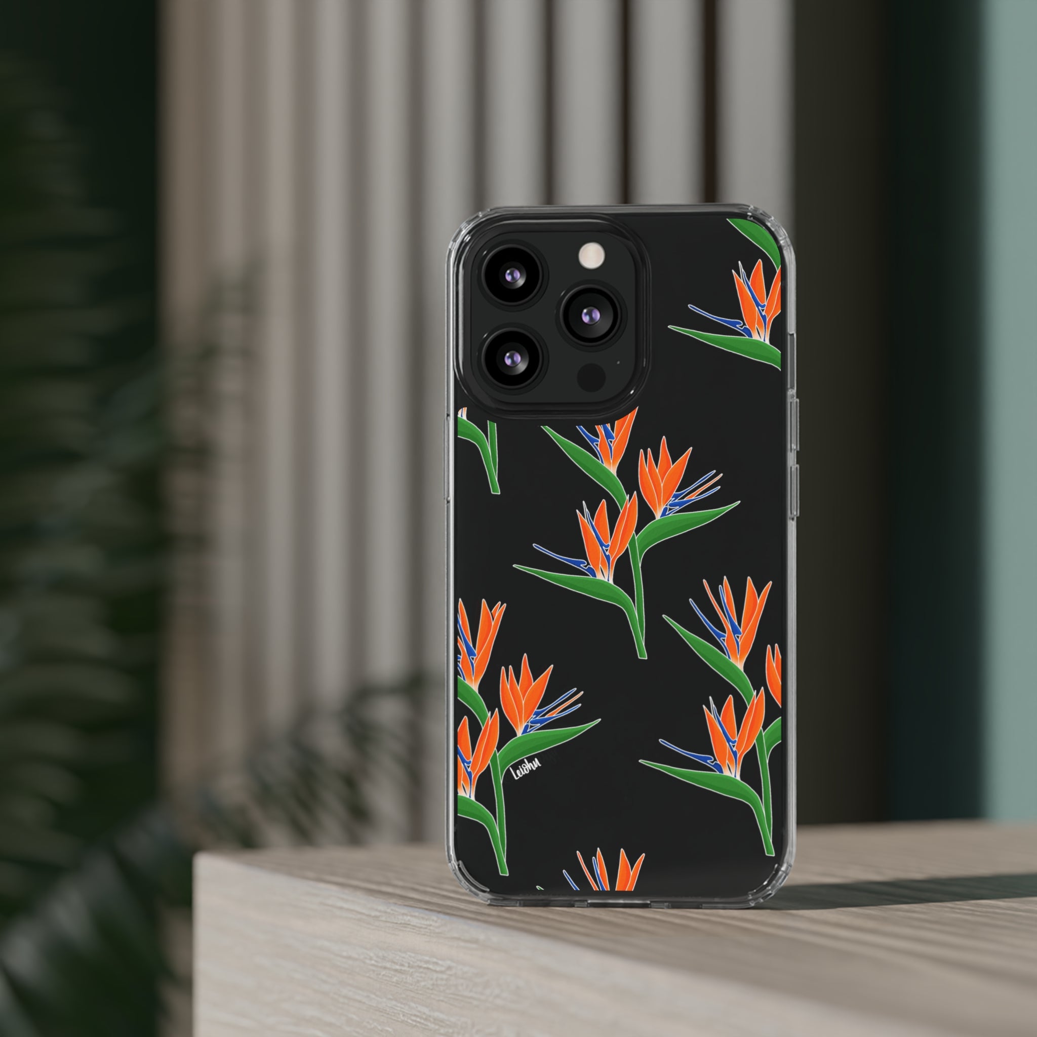 Bird of Paradise Clear Phone Case - Durable Protective Cover for iPhone & Samsung - Perfect for Nature Lovers & Tropical Style