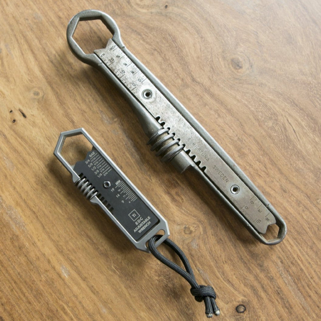 TI EDC Wrench - Titanium Everyday Carry Multi-Tool for Outdoor, Survival & DIY Projects