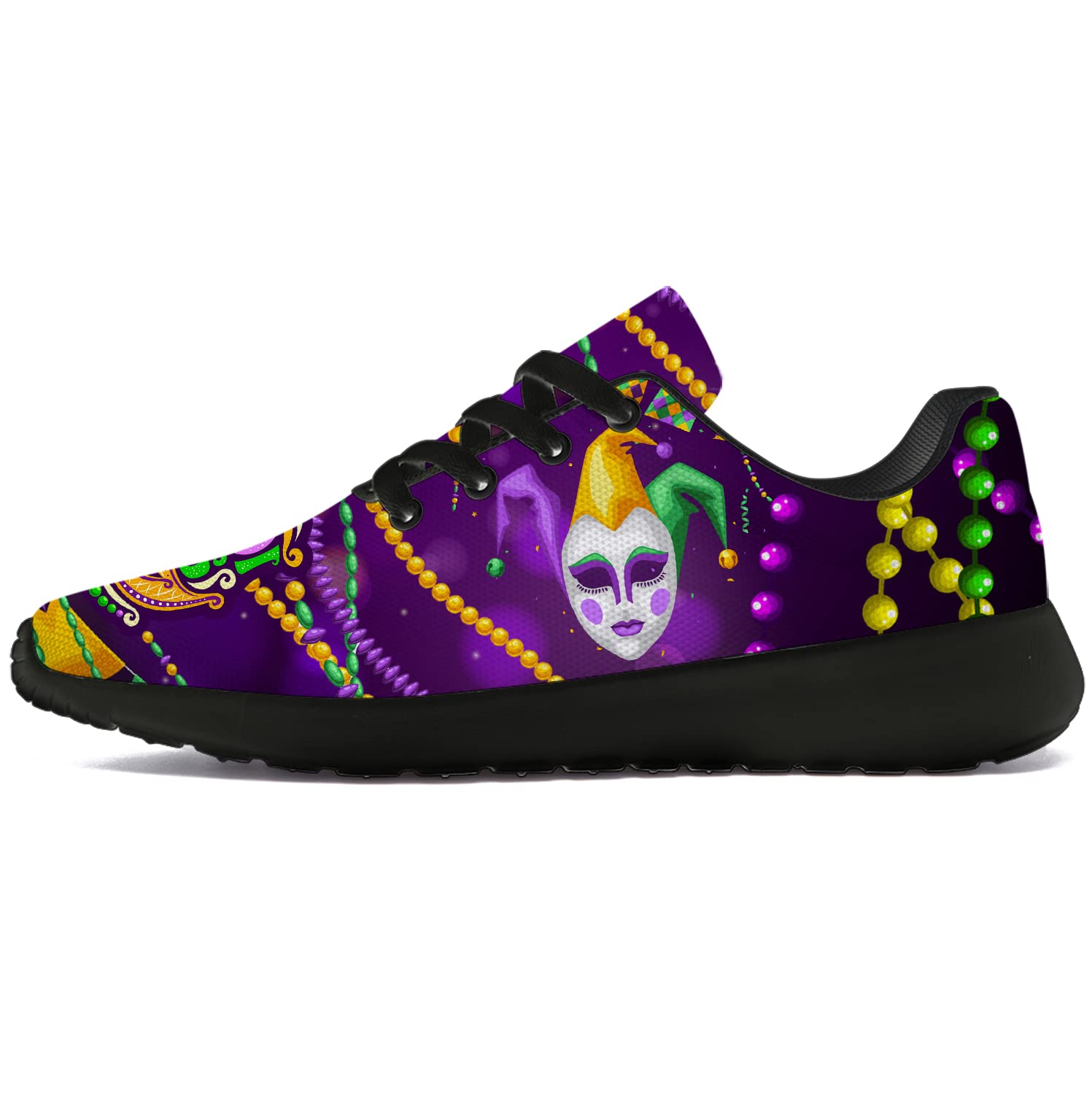 **Best Mardi Gras Shoes for Women & Men - Lightweight Running, Walking, Tennis Sneakers for Carnival, Party & Jogging - Perfect Festive Gift for Her & Him**    *(Ideal for Mardi Gras Parades, Costume Parties, Workouts & Casual Wear)*