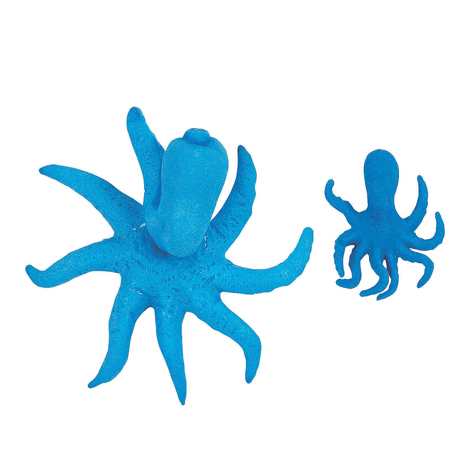 Fun Express Growing Sea Life Characters Toy Set (48 Pieces) - Educational Ocean Animal Figures for Kids - Perfect for VBS Vacation Bible School Supplies & Classroom Decor